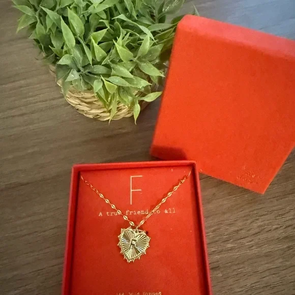 A New Day Gold Heart Necklace - Picture 3 of 4